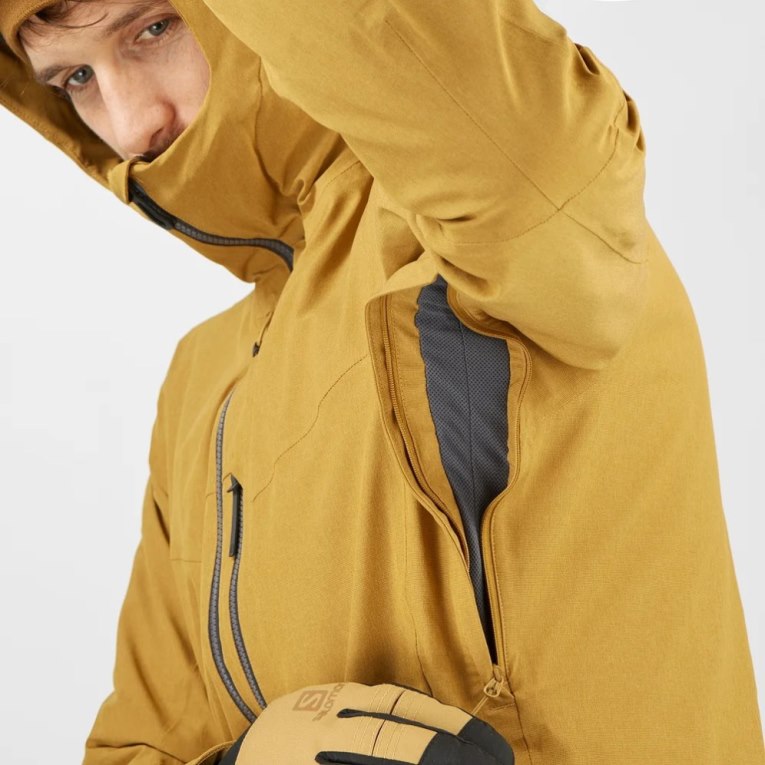 Chaquetas De Esquí Salomon Untracked Insulated Hombre Amarillos | MX PAMQ296